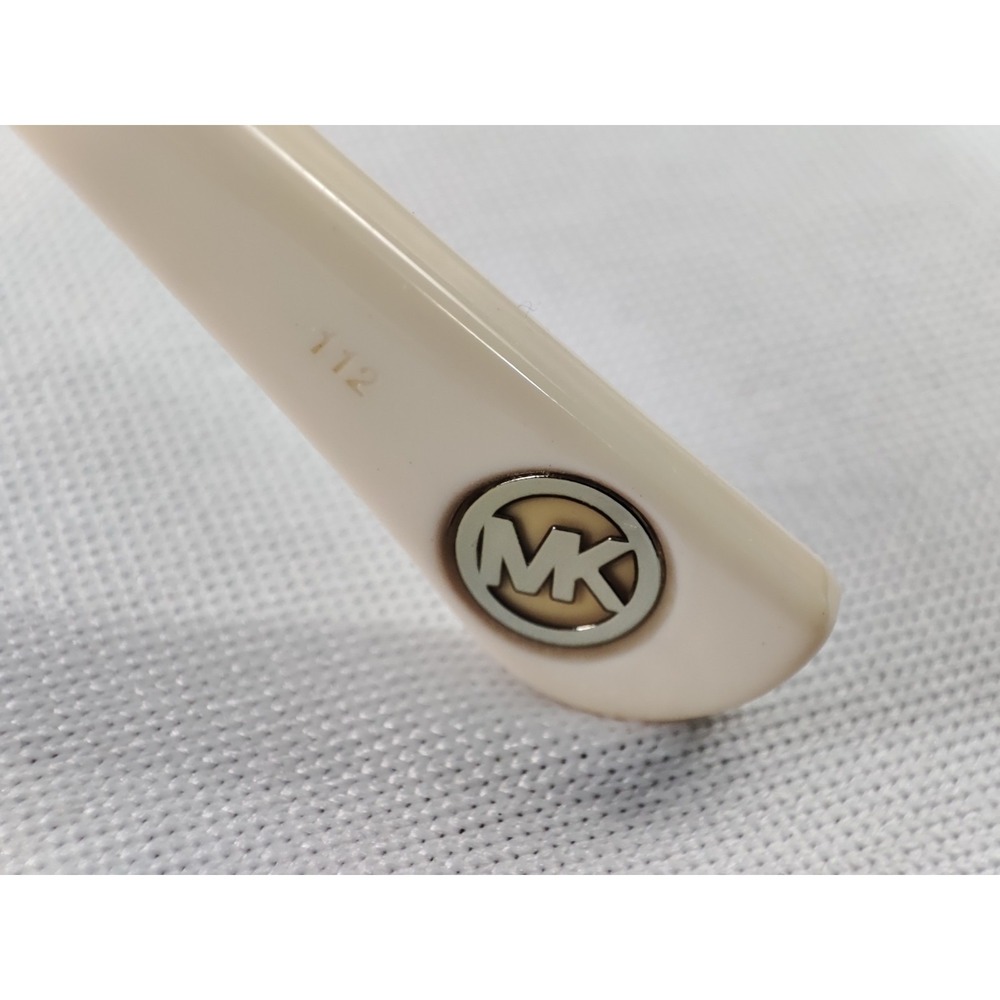 Michael Kors Natalia M2473S Aviator Sunglasses White Silver 64-13-130 Near Mint‎ - Picture 11 of 14